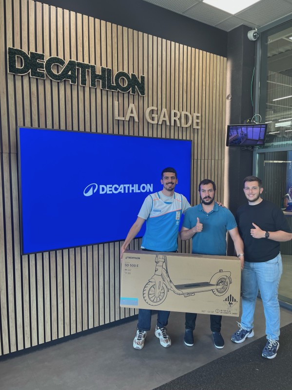 Alexandre, l heureux gagnant de la trottinette 