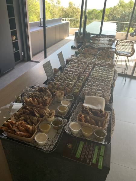 Prestation traiteur pour 100 personnes en séminaire à Hyères (Var)