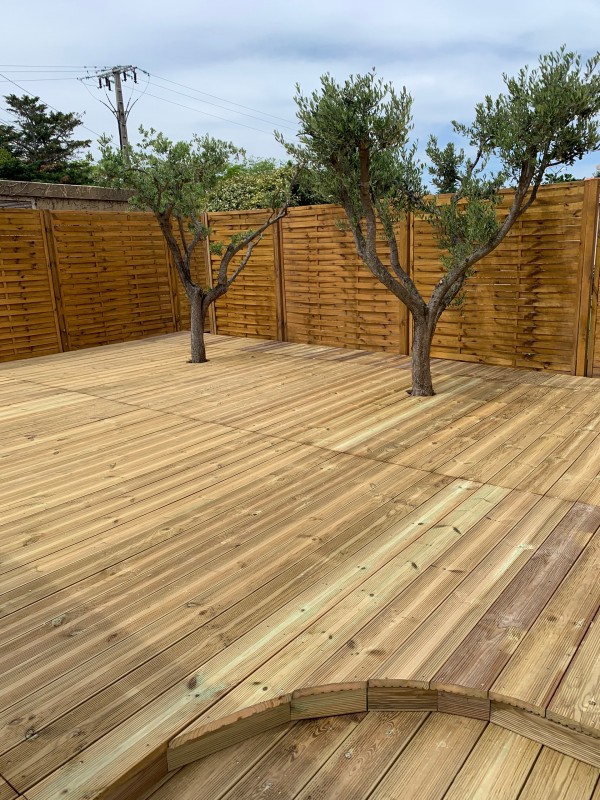 Ouverture de notre terrasse