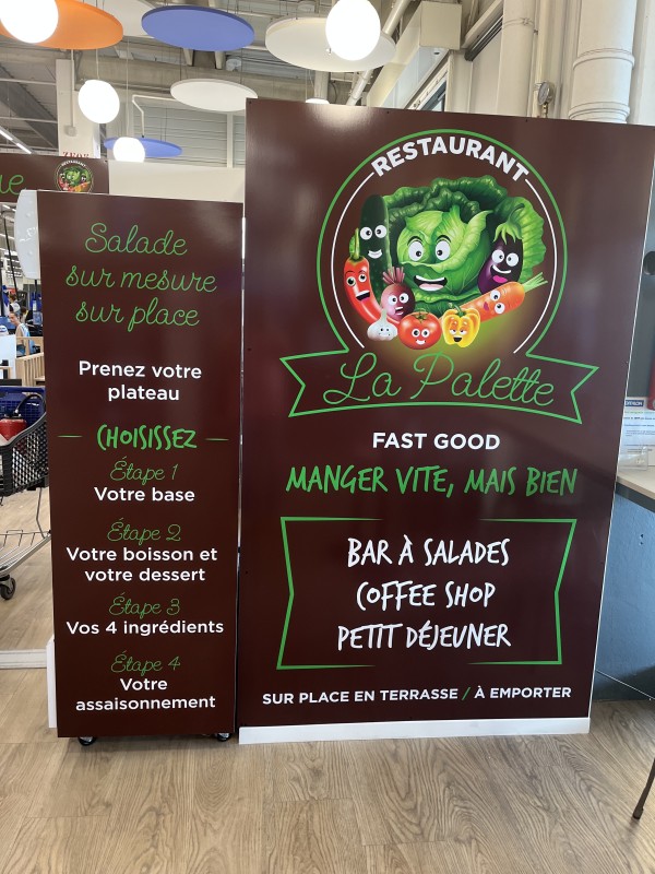 Avancement de notre projet de resto dans le Décathlon de La Garde 