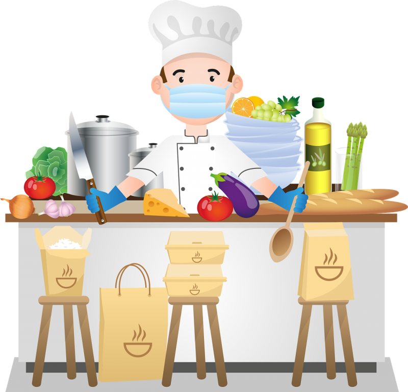 vente a emporter restaurant  sans pass sanitaire la garde